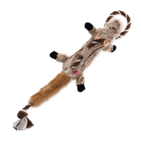 Hračka DOG FANTASY Skinneeez s provazem čipmank 57,5 cm (UŠPINĚNÁ)