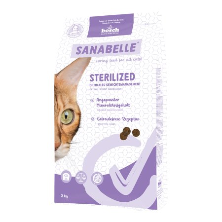 Bosch Cat Sanabelle Sterilized 2 kg (POŠKOZENÝ OBAL)