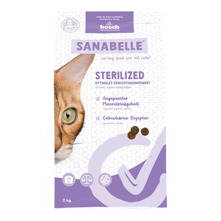 Bosch Cat Sanabelle Sterilized 2 kg (POŠKOZENÝ OBAL)