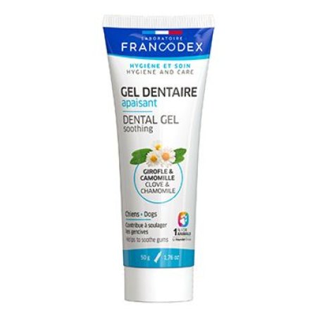 Francodex Zklidňující dentální gel pro psy 50g