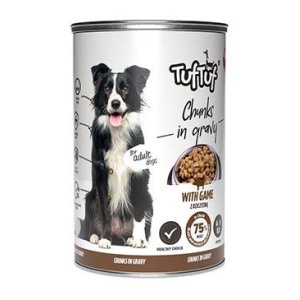 Tuf Tuf Dog Kousky masa se zvěřinou v omáčce konz.415g