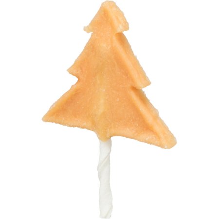 Xmas Tree Lollipop, vánoční lízátko stromeček s kuřecím prsem [80], 12 cm, 28 g