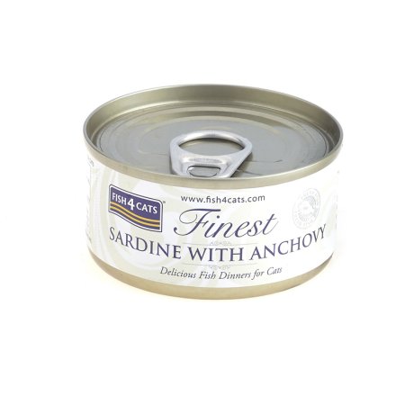 FISH4CATS Konzerva pro kočky Finest sardinka s ančovičkami 70 g (EXPIRACE 09/2026)