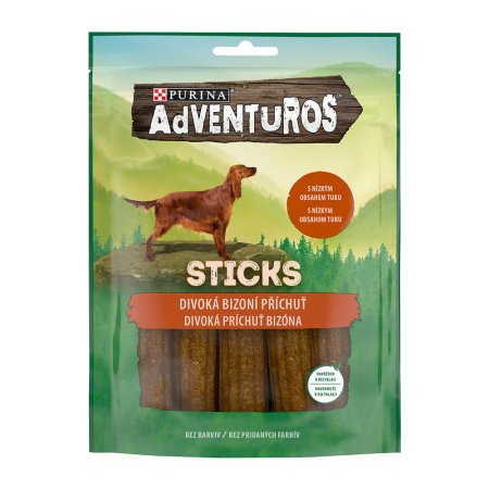 Adventuros Sticks s bizoní příchutí 120 g (EXPIRACE 11/2026)