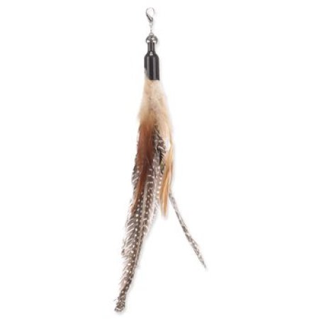 Hračka Flamingo Suuz peří k šidítku mix barev 29 cm