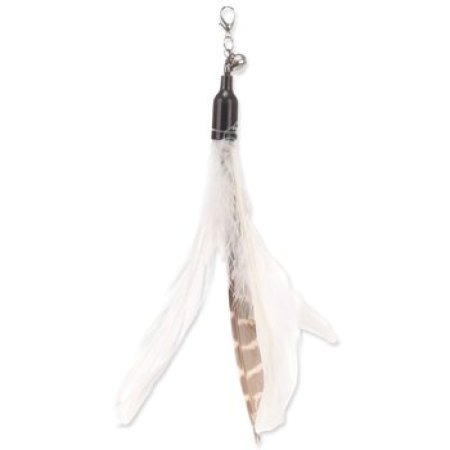 Hračka Flamingo Suuz peří k šidítku mix barev 29 cm