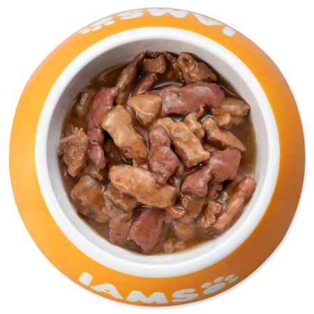 Kapsička IAMS Delights Adult kuře a krůta masem v omáčce 85g