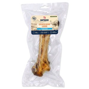 Pochoutka Ontario Pure Nature pštrosí kost LARGE sušená 1ks