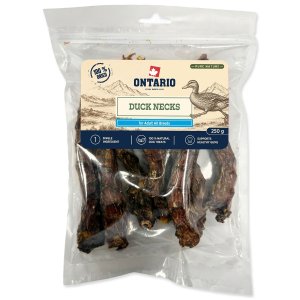 Pochoutka Ontario Pure Nature kachní krky sušené 250g