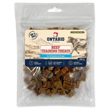 Pochoutka Ontario Pure Nature hovězí výcviková 100g