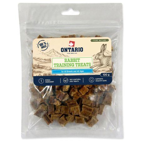 Pochoutka Ontario Pure Nature králičí výcviková 100g