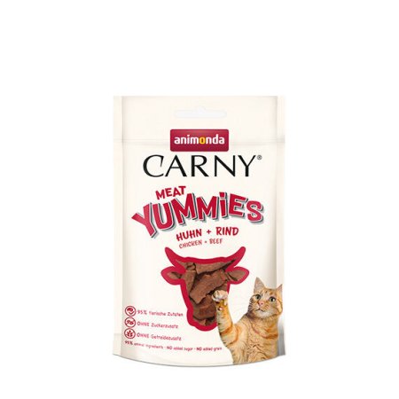 ANIMONDA Carny Adult Meat Yummies - kuře + hovězí 50 g (EXPIRACE 08/2026)