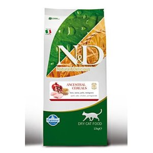 N&D Low Grain CAT Adult Chicken & Pomegranate 10kg
