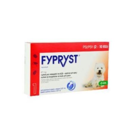 Fypryst Spot-on Dog S sol 1x0,67ml (2-10kg)