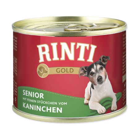 Konzerva RINTI Gold senior králík 185g