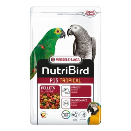 Krmivo NutriBird P15 Tropical pro velké papoušky 1kg