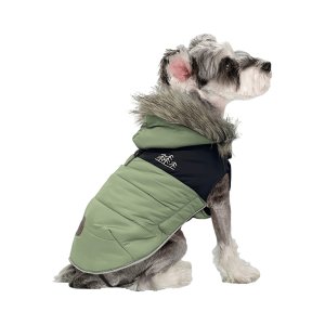 Obleček bunda pro psy ZIMNÍ S POSTR. khaki 65cm Zolux