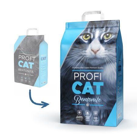 PROFICAT Bentonit blue-grey 10 kg NEW (POŠKOZENÝ OBAL)