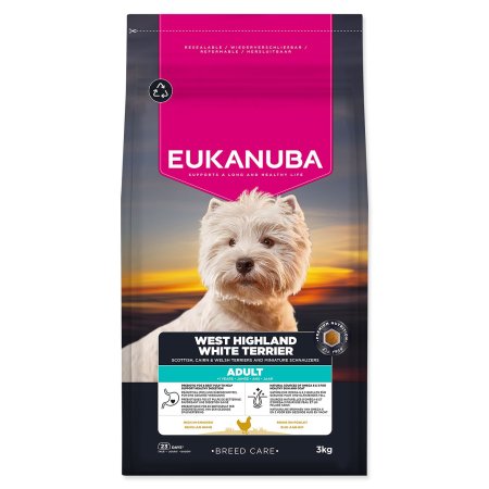 Krmivo Eukanuba Breed Care Adult chicken West Highland White Terrier 3 kg