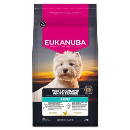 Krmivo Eukanuba Breed Care Adult chicken West Highland White Terrier 3 kg