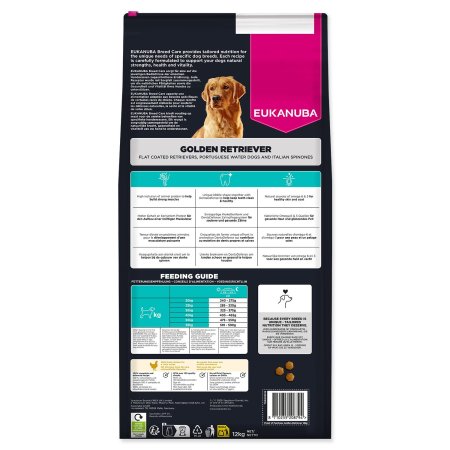 Krmivo Eukanuba Breed Care Adult chicken Golden Retriever 12 kg