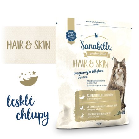 Bosch Cat Sanabelle Hair & Skin 0,4 kg (EXPIRACE 09/2026)