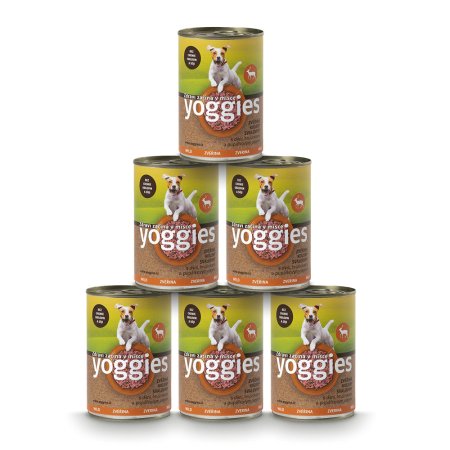 Yoggies zvěřinová konzerva pro psy s dýní 400 g