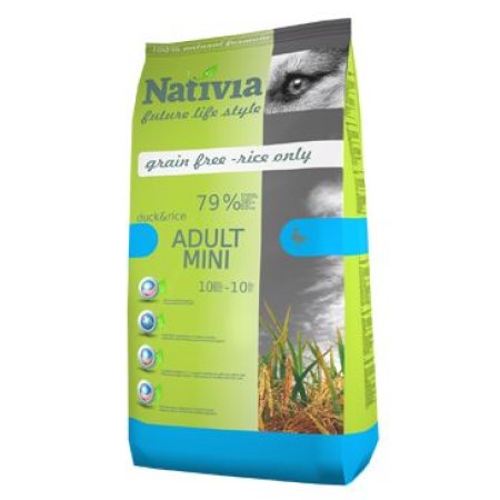 Nativia Dog Adult Mini Duck&Rice 3 kg (EXPIRACE 11/2026)
