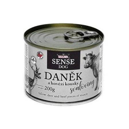 FALCO SENSE DOG daněk a hovězí 200g