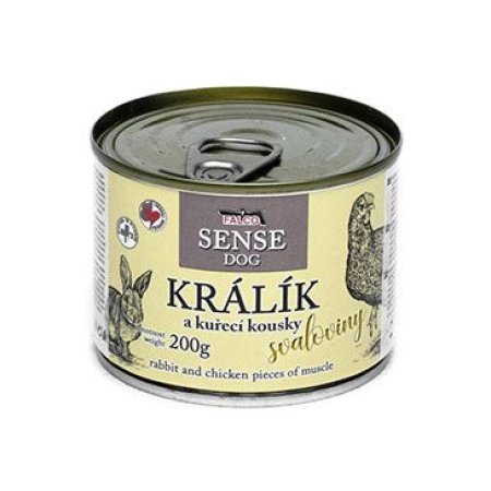 FALCO SENSE DOG králík a kuřecí 200g