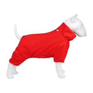 WAUDOG pláštěnka/overal pro psy Waterproof červená L 55