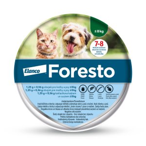 Foresto obojek pro malé psy a kočky do 8kg 38cm