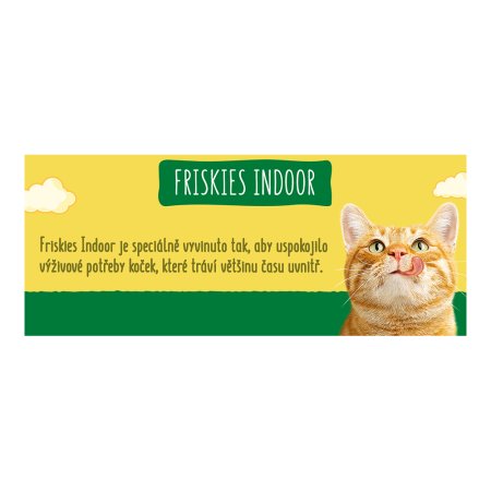 Friskies Indoor Cats s kuřetem a zeleninou 10 kg