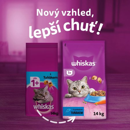 Whiskas granule s tuňákem 14 kg
