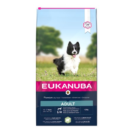 Eukanuba Adult Small & Medium Lamb & Rice 12 kg