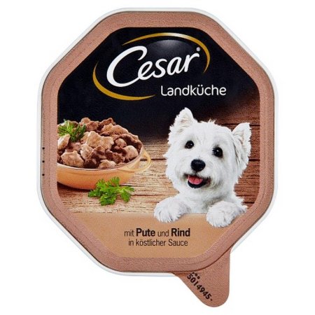 CESAR vanička s krůtím a hovězím 150 g