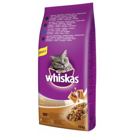 WHISKAS granule s tuňákem 14 kg