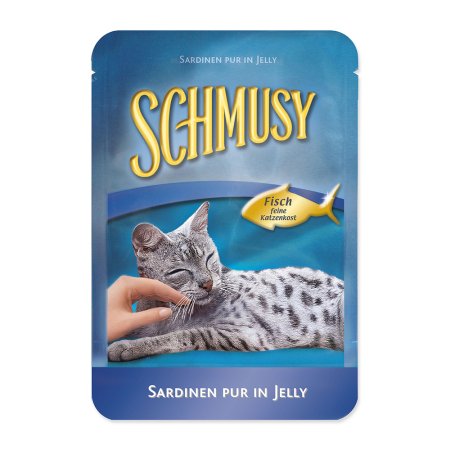 Kapsička SCHMUSY Fish sardinky v želé (100g)