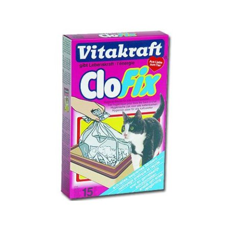 Náhradní sáčky do Wc pro kočky CloFix 15ks