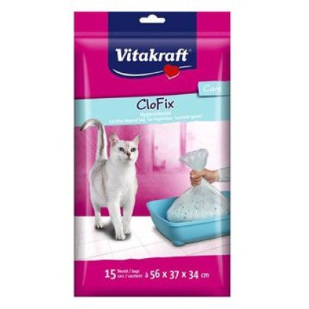 Náhradní sáčky do Wc pro kočky CloFix 15ks