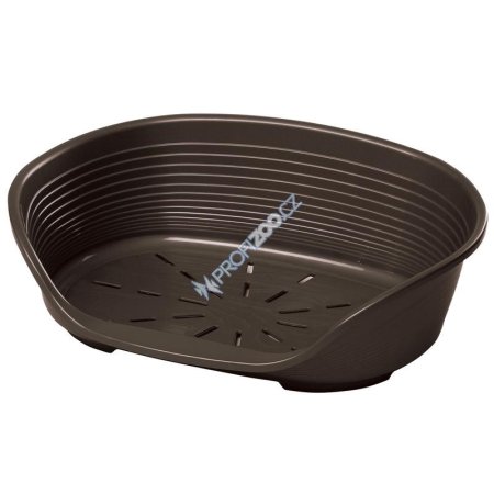 Pelech plast SIESTA DLX 12 černý 111x80x33cm FP 1ks