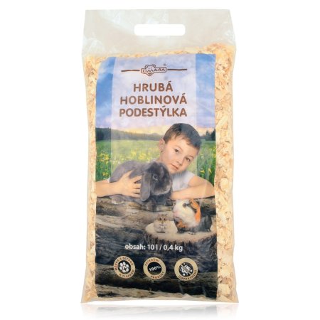 LIMARA Hrubá hoblinová podestýlka 10 l / 0,4 kg