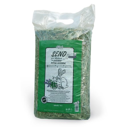 LIMARA Seno s podílem sušené máty peprné 15 l / 500 g