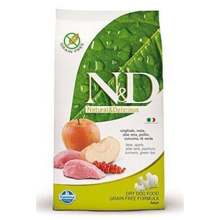 N&D Grain Free DOG Adult Mini Boar & Apple 800g