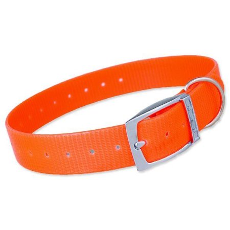 Dogtrace Plastový obojek oranžový, 25 mm x 70 cm (s okem)