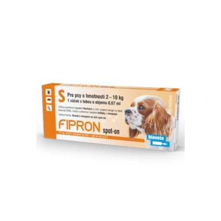 Fipron 67mg Spot-On Dog S sol 1x0,67ml