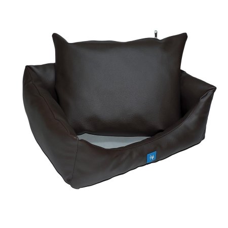 PROFIZOO Pelech Sofa Skai 80 hnědá/hnědá (skai)