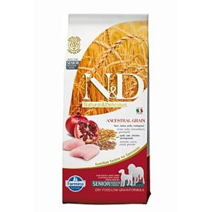 N&D Low Grain DOG Senior M/L Chicken&Pomegr 12kg