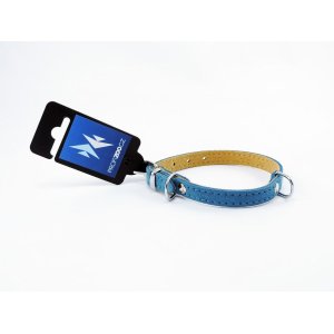 PROFIZOO Obojek SUNNY, podšitý (12mm x 30cm) sv.modrá