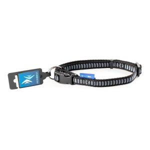PROFIZOO Obojek popruh ŽEBŘÍK (25mm x 40-66cm) šedá